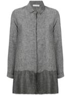 Fabiana Filippi Longline Shirt - Grey