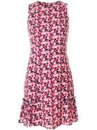 Michael Michael Kors Floral-print Ruffled Mini Dress - Multicolour