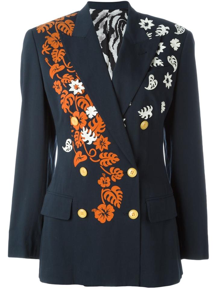 Jean Paul Gaultier Vintage Double Breasted Jacket - Blue