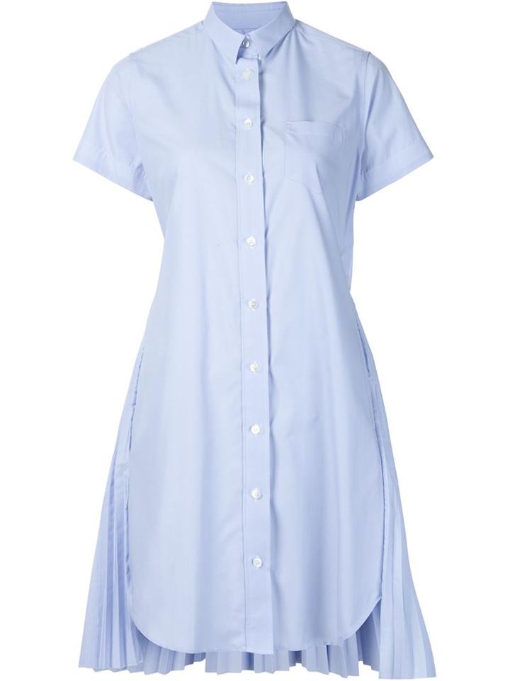 Sacai Cut Out Back Shirt Dress