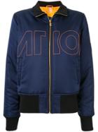 P.e Nation Tribe Nation Bomber Jacket - Blue