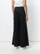 Pierantoniogaspari Pleated Wide-leg Trousers - Black