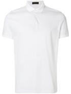 Corneliani Dotted Print Polo Shirt - White