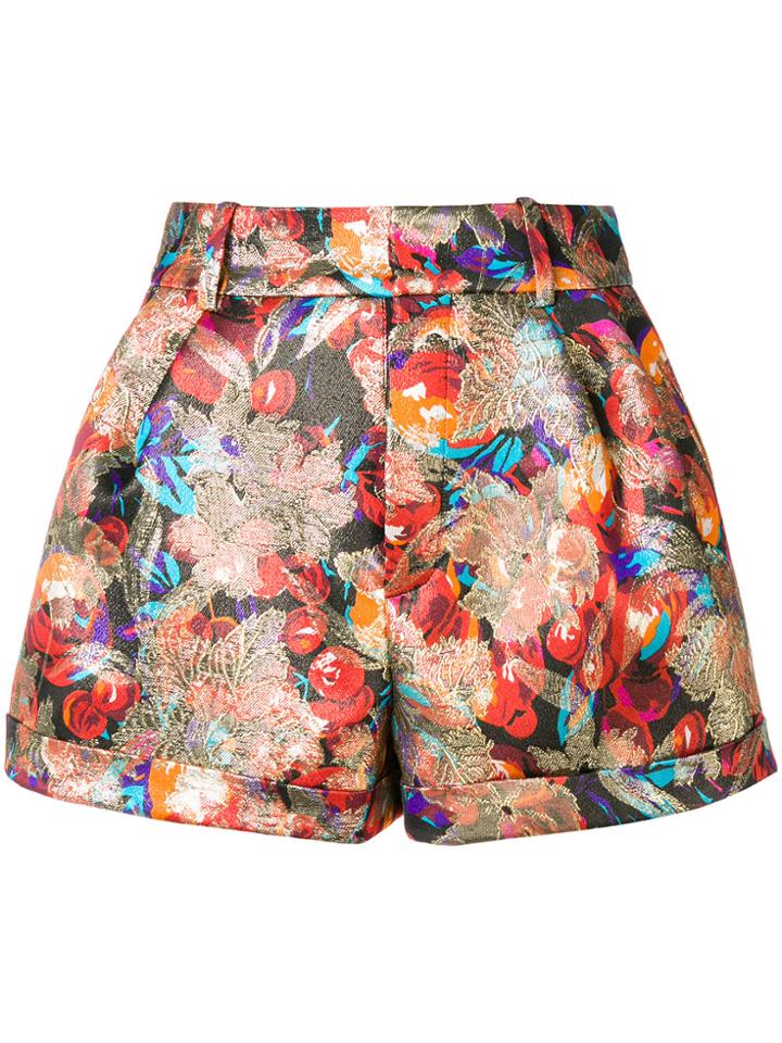 Saint Laurent Jacquard Shorts - Multicolour