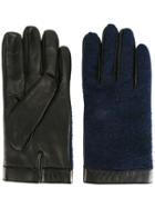 Canali Classic Gloves, Men's, Size: Medium, Blue, Lamb Skin/alpaca