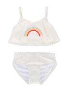 Chloé Kids - Rainbow Bikini - Kids - Elastodiene/polyamide/polyester/spandex/elastane - 10 Yrs, Nude/neutrals