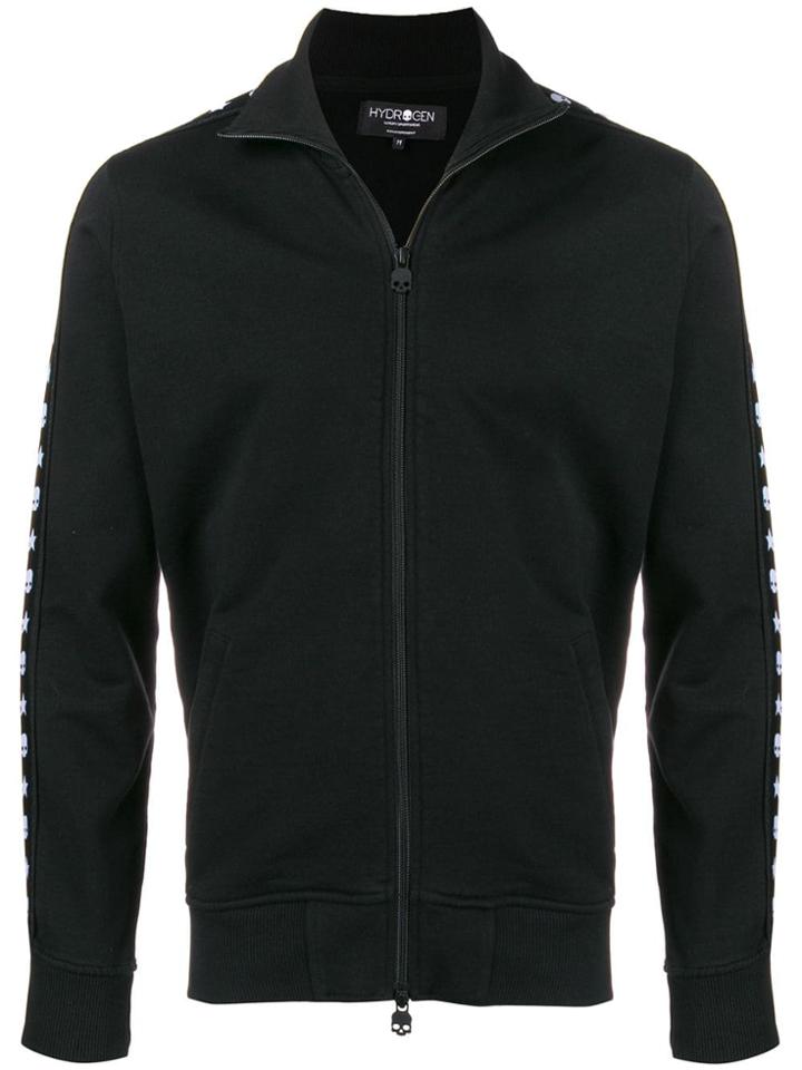 Hydrogen Mock Neck Zip Jacket - Black