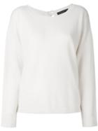 Fabiana Filippi - Shift Knitted Top - Women - Cashmere - 42, White, Cashmere