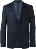Tonello Two Button Blazer, Men's, Size: 52, Blue, Virgin Wool