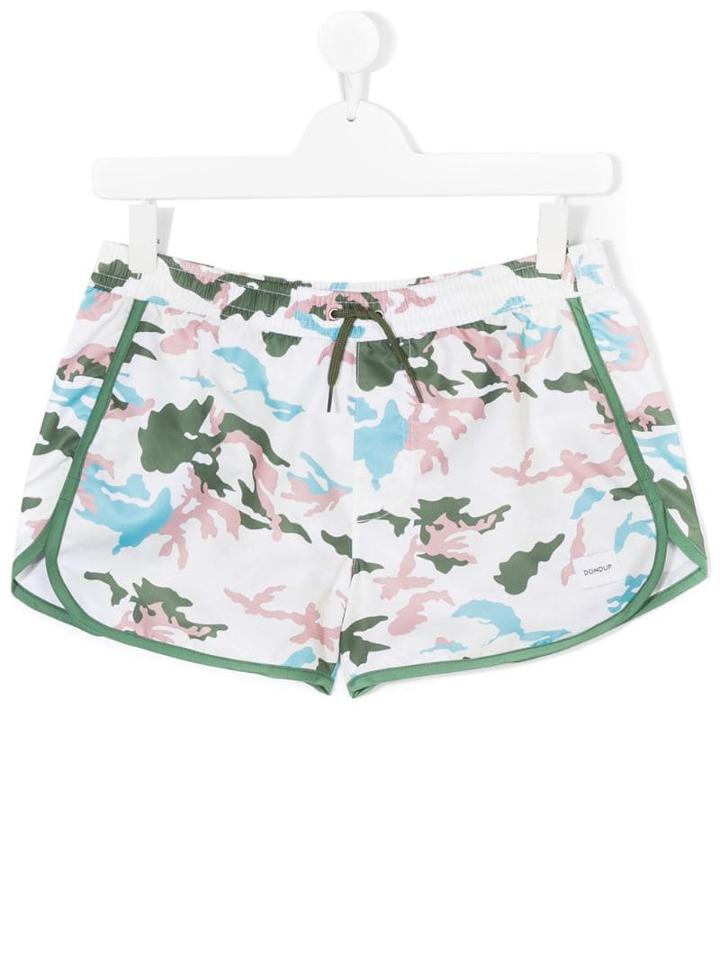 Dondup Kids Camouflage Shorts - Neutrals