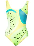 Onia Kelly One Piece Swimsuit - Yellow & Orange