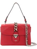 Moschino Chained Design Satchel Bag - Black