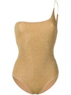 Oseree One-shoulder Maillot Swimsuit - Gold