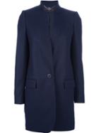 Stella Mccartney 'bryce' Coat, Women's, Size: 38, Blue, Cashmere/wool