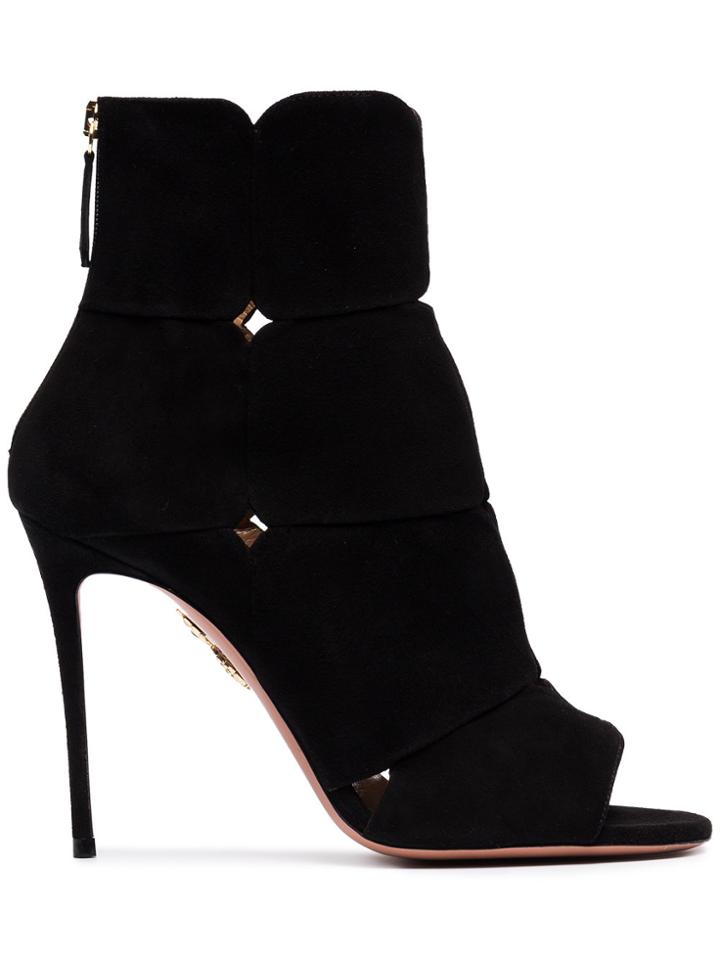 Aquazzura Lucrezia 105 Booties - Black