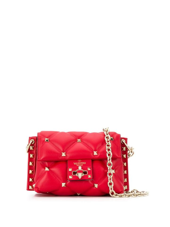Valentino Mini Valentino Garavani Candy Shoulder Bag - Red