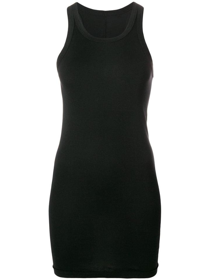 Rick Owens Drkshdw Ribbed Sleevelss Tank Top - Black