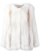 Meteo By Yves Salomon Contrast Detail Coat
