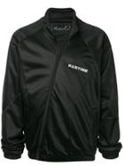 Martine Rose Asymmetric Fastening Track Jacket - Black