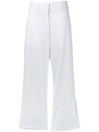 Rundholz Black Label High Waisted Trousers - White