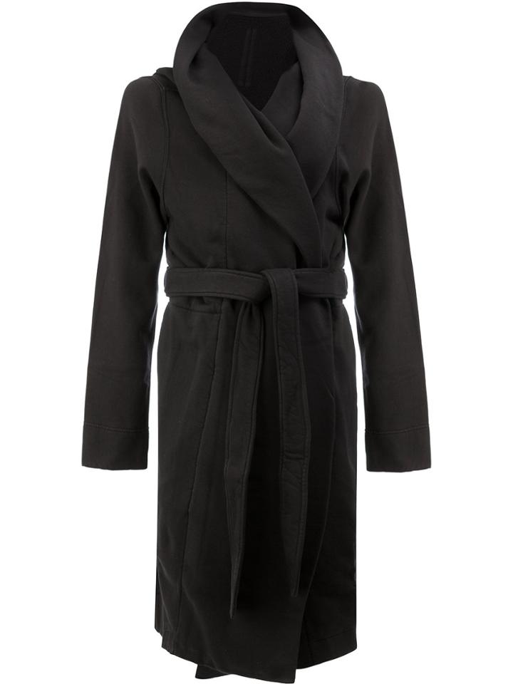 Rick Owens Drkshdw Long Wrap Cardigan - Black