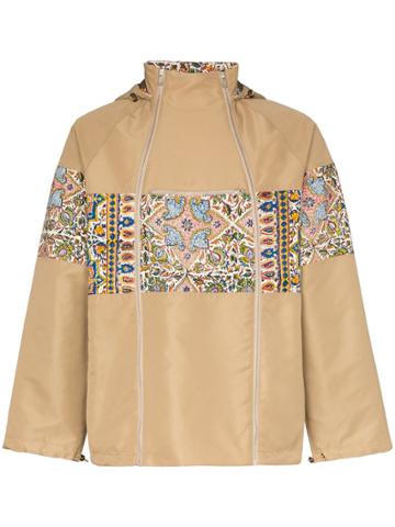Paria Farzaneh Paisley-print Zipped Jacket - Neutrals