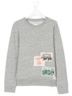 American Outfitters Kids Patch Embroidered Sweatshirt - Grey