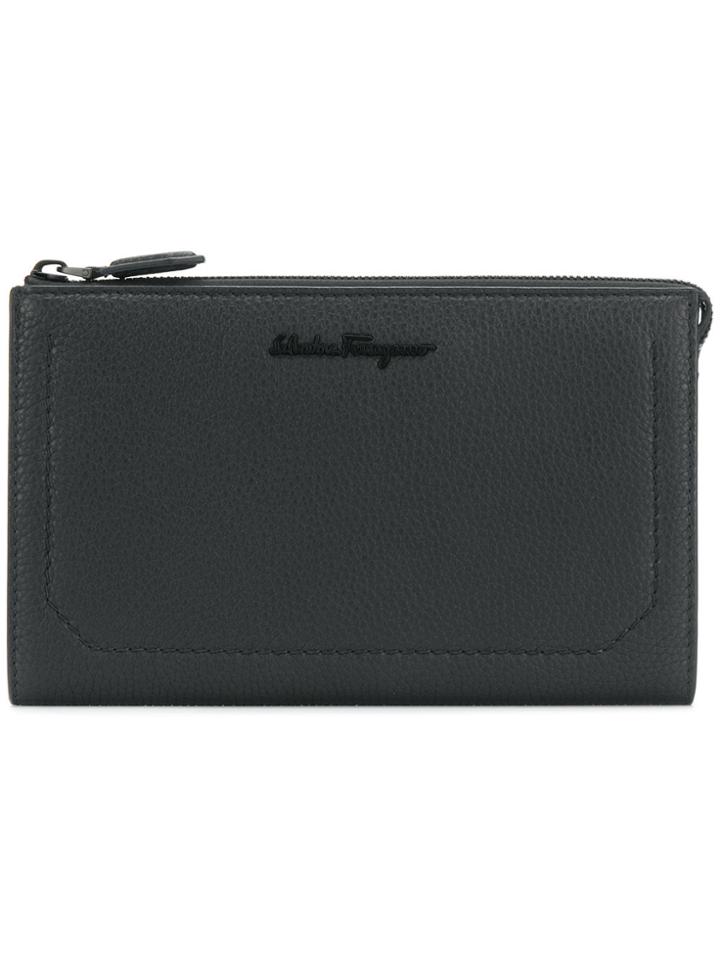 Salvatore Ferragamo Classic Clutch Bag - Black
