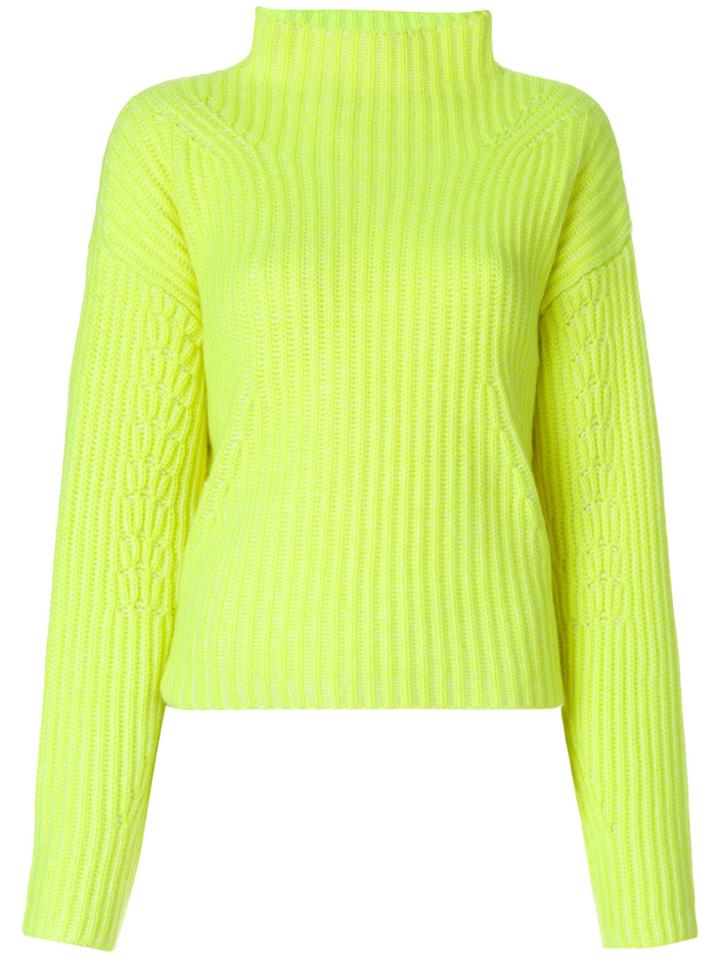 Dvf Diane Von Furstenberg Roll Neck Jumper - Yellow & Orange