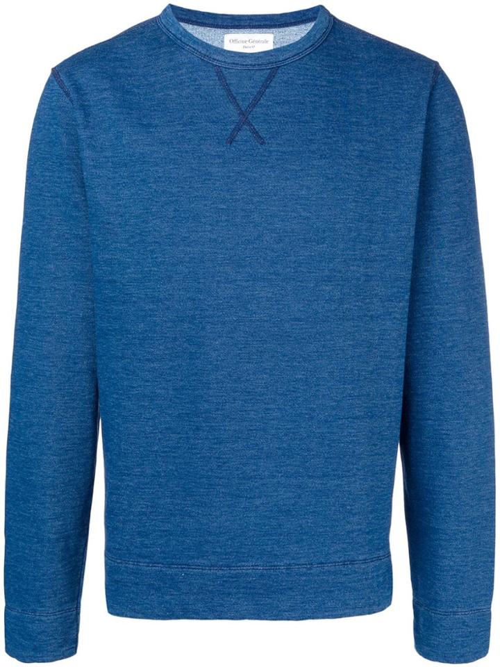Officine Generale Casual Sweatshirt - Blue