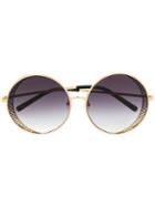 Linda Farrow Gallery X Mathew Williamson Zigzag Detail Sunglasses -