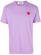 Comme Des Garçons Play Short Sleeve Logo T-shirt - Pink