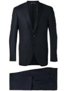 Canali - Buttoned Cuffs Two-piece Suit - Men - Silk/cupro/wool - 50, Black, Silk/cupro/wool