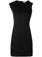 Helmut Lang Asymmetric Shoulders Mini Dress - Black