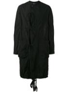 Ziggy Chen Oversized Jacket, Men's, Size: Large, Black, Cotton