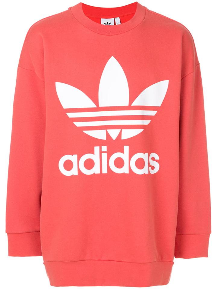 Adidas Originals Adidas Originals Trefoil Sweatshirt - Yellow & Orange