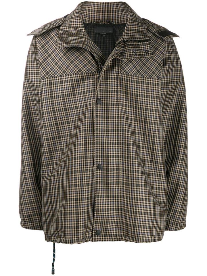Stella Mccartney Check Print Jacket - Neutrals