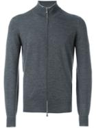 Brunello Cucinelli Zipped Cardigan, Men's, Size: 52, Grey, Cashmere/wool