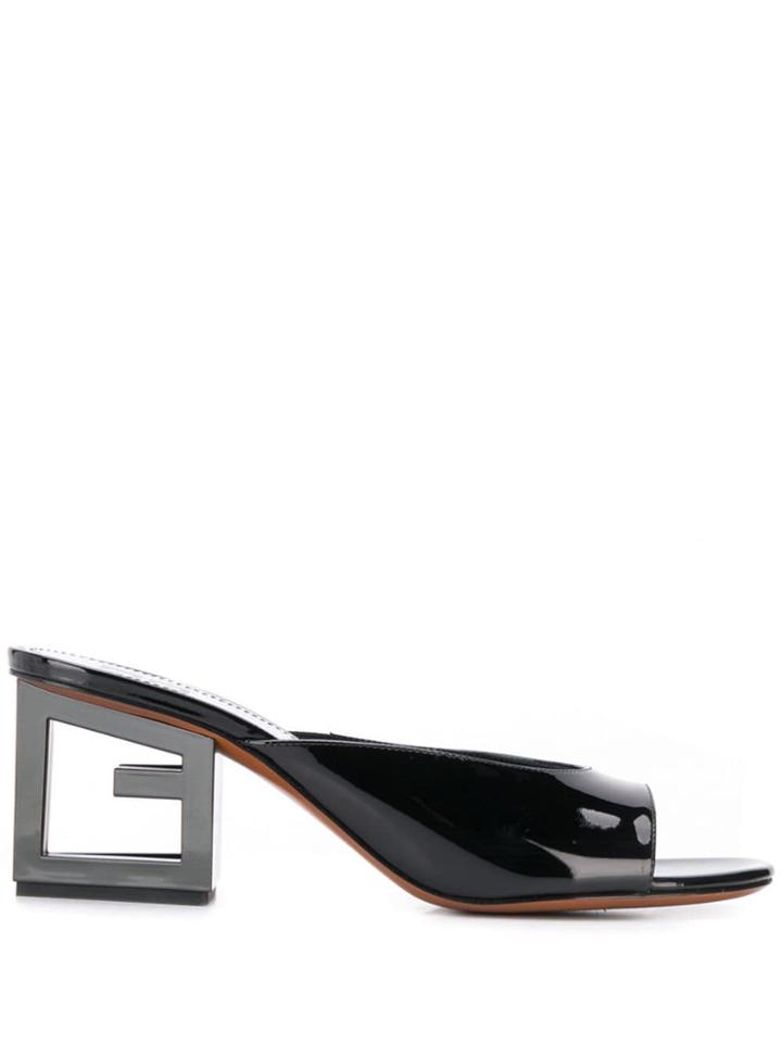 Givenchy G Heel Mules - Black