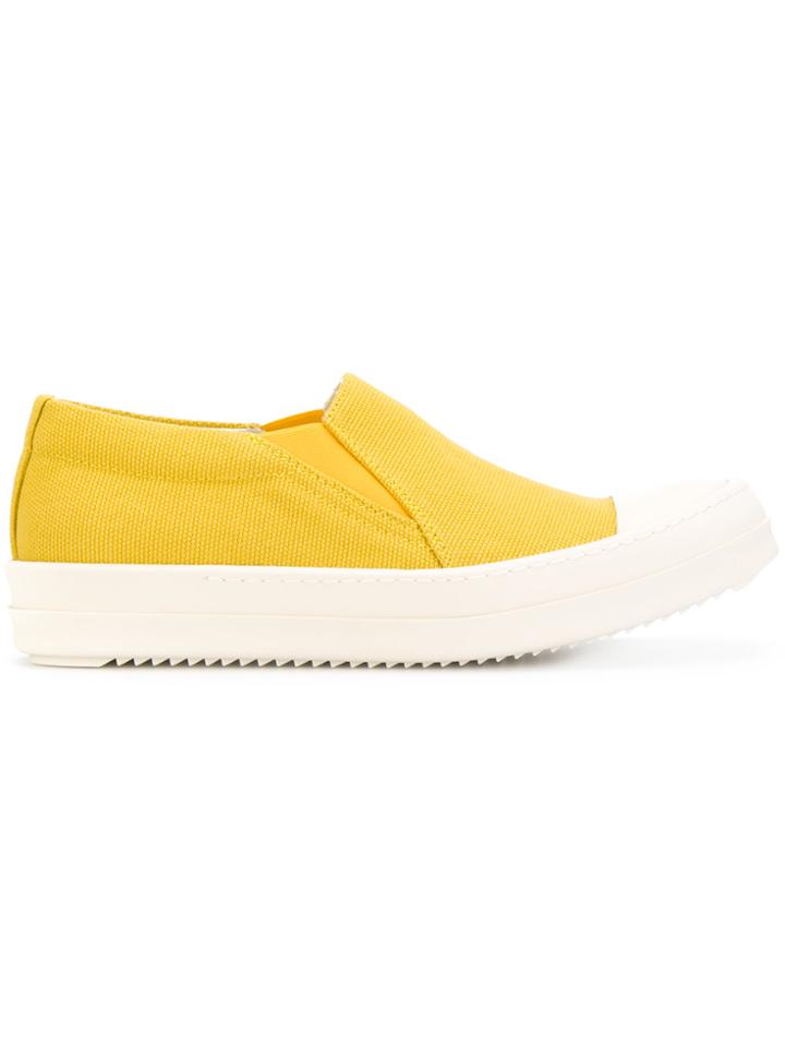 Rick Owens Drkshdw Slip On Shoes - Yellow & Orange