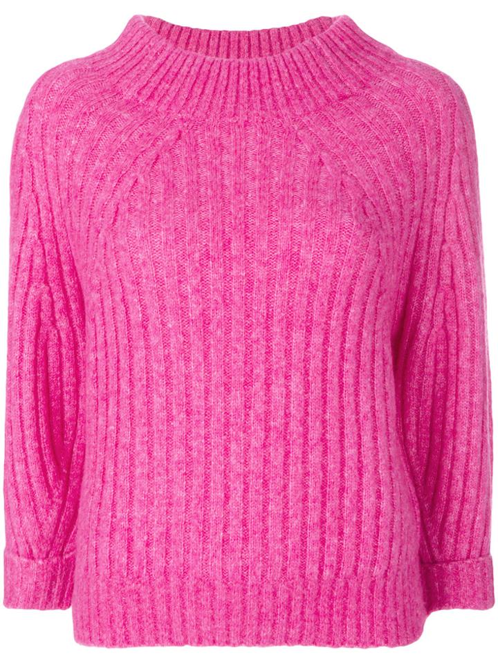 3.1 Phillip Lim Ribbed Jumper - Pink & Purple