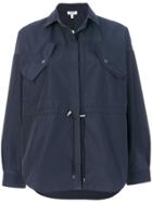 Kenzo Drawstring Coat - Blue