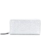 Maison Margiela Embroidered Zip Wallet - Metallic