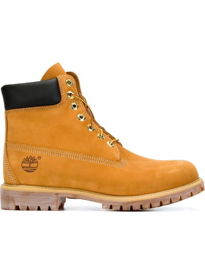 Timberland Waterproof Lace-up Boots - Yellow