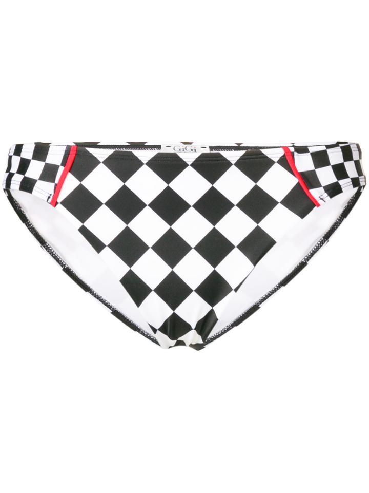 Tommy Hilfiger Mixed Check Bikini Briefs - Black