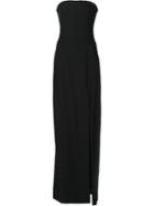 Elizabeth And James Strapless Evening Gown, Women's, Size: 2, Black, Polyester/spandex/elastane/viscose