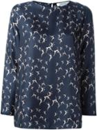 Max Mara Dancer Print Boxy Blouse