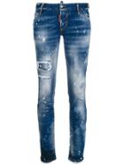 Dsquared2 Cool Girl Skinny Jeans - Pink & Purple