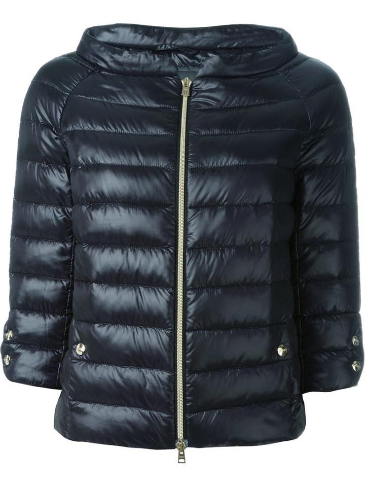 Herno Padded Jacket, Women's, Size: 42, Black, Polyamide/feather Down