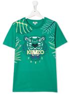 Kenzo Kids Tiger T-shirt - Green